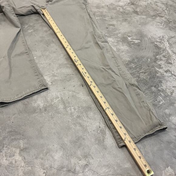 Lucky Brand Jeans Mens 32X32 Beige Stretch 121 Slim Straight Casual Everyday - Picture 2 of 8